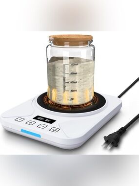 Sourdough Starter Warmer Mat - 24H Timer - Precise 1°F Thermostat Control